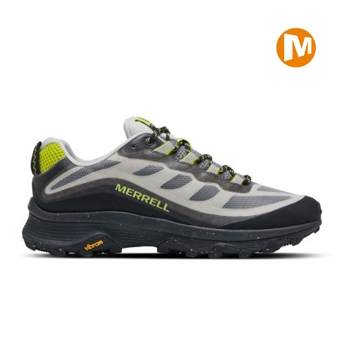 Merrell Moab Speed Wanderschuhe Herren Grau/Schwarz [DE-QFTHE]